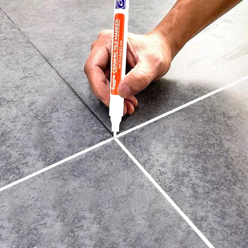 Waterproof Tile Grout Repair Pen Set for Wall and Floor - Multi-Color