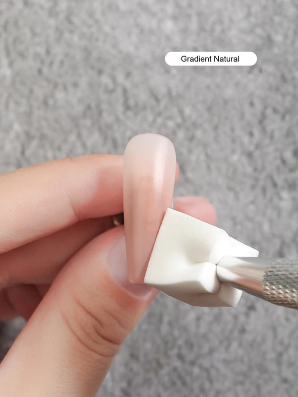 Mini Nail Art Sponge & Stamping Kit for Gradient Blending - Multi Colors