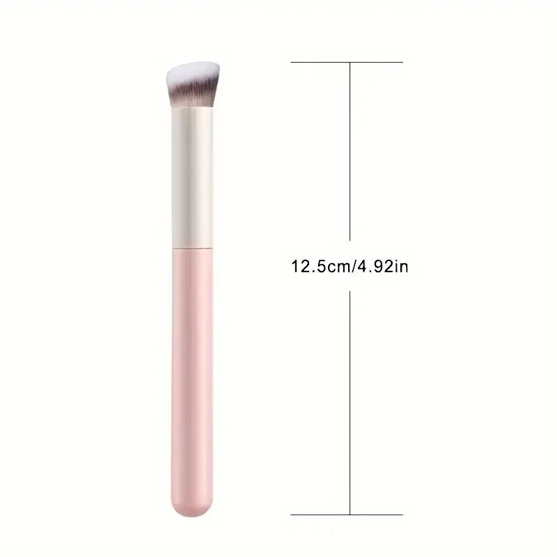 Mini Bevel Flat Top Makeup Brush for Concealer & Under Eye Details