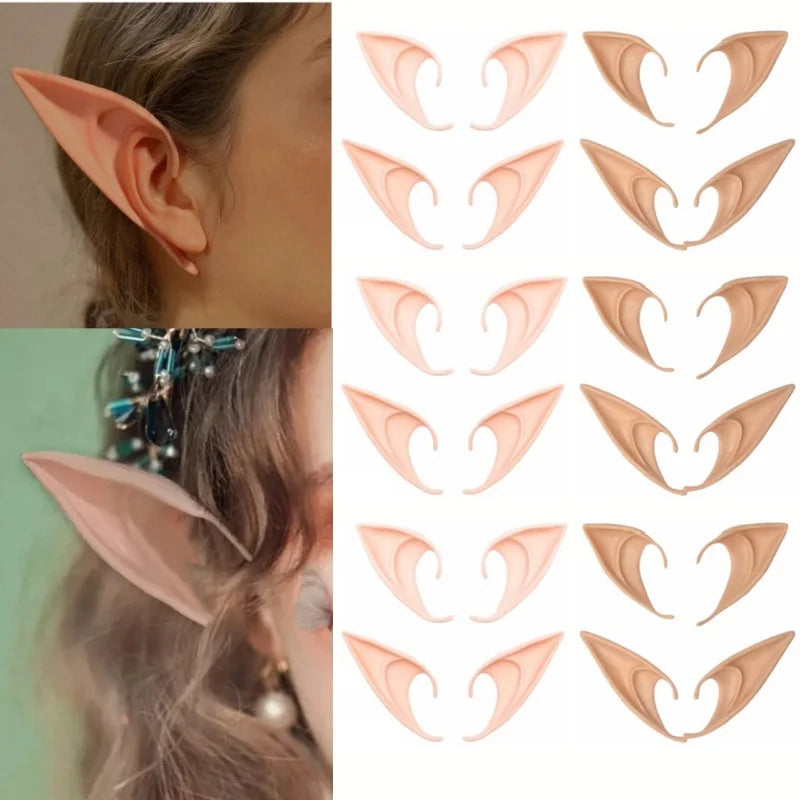 Cosplay Elf Angel Fairy Vampire Silicone Ear Tips Costume Accessories