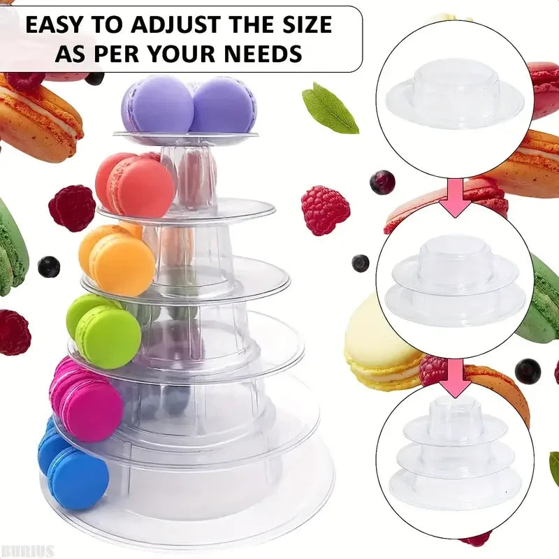 Tiered Cake Display Stand for Desserts & Pastries - Wedding Baby Shower Party