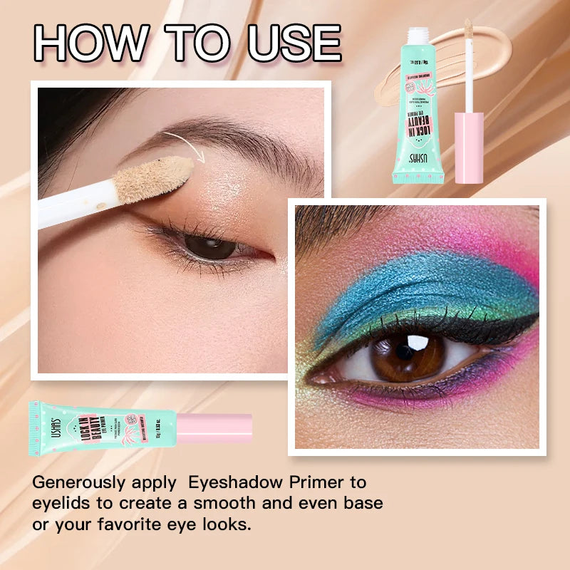 Eye Primer Long-Lasting Makeup Base Modifies Skin Tone Enhances Eye Color