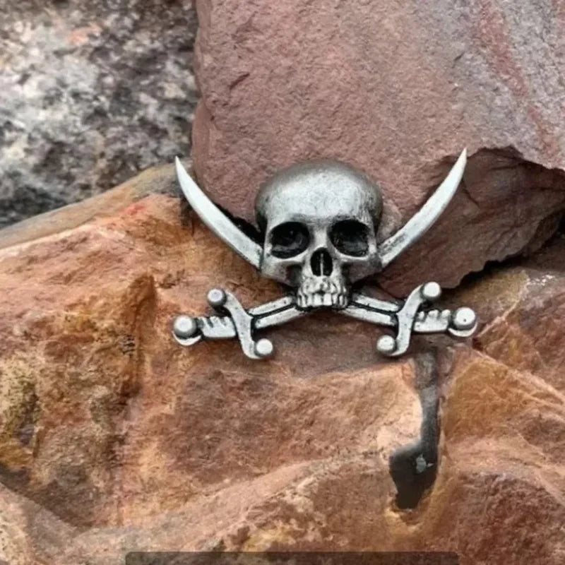 Halloween Skull Punk Skeleton Badge Gothic Brooch Jewelry Accessory Wholesale