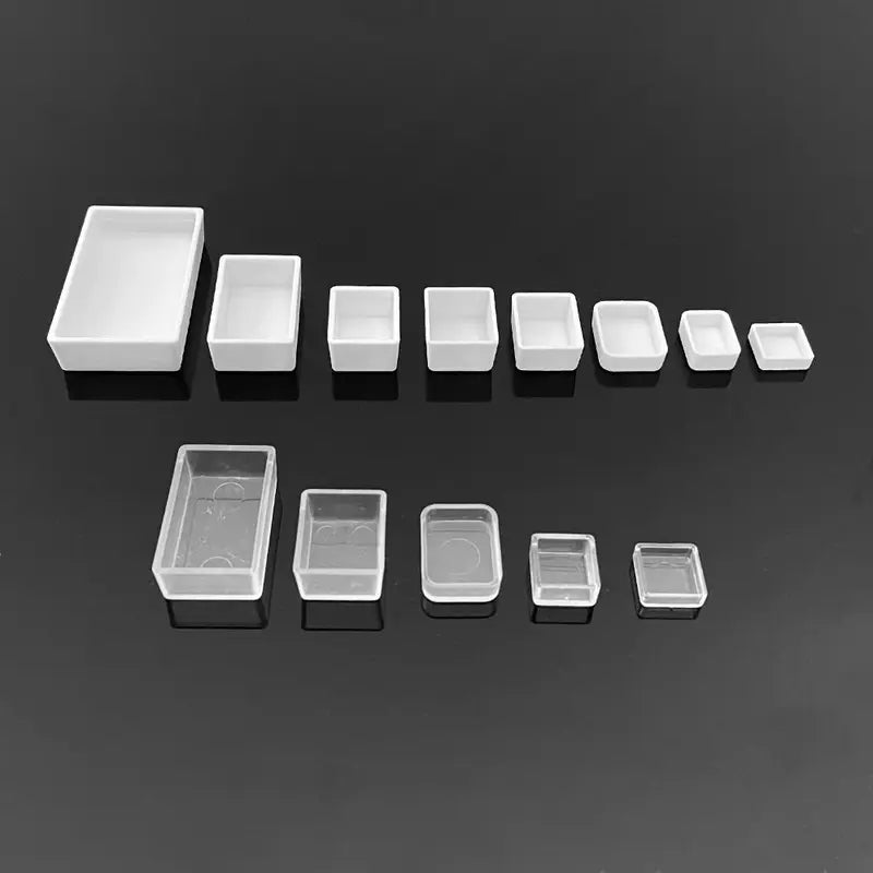 Mini Plastic Paint Palettes Set - Reusable Watercolor & Oil Painting Pans