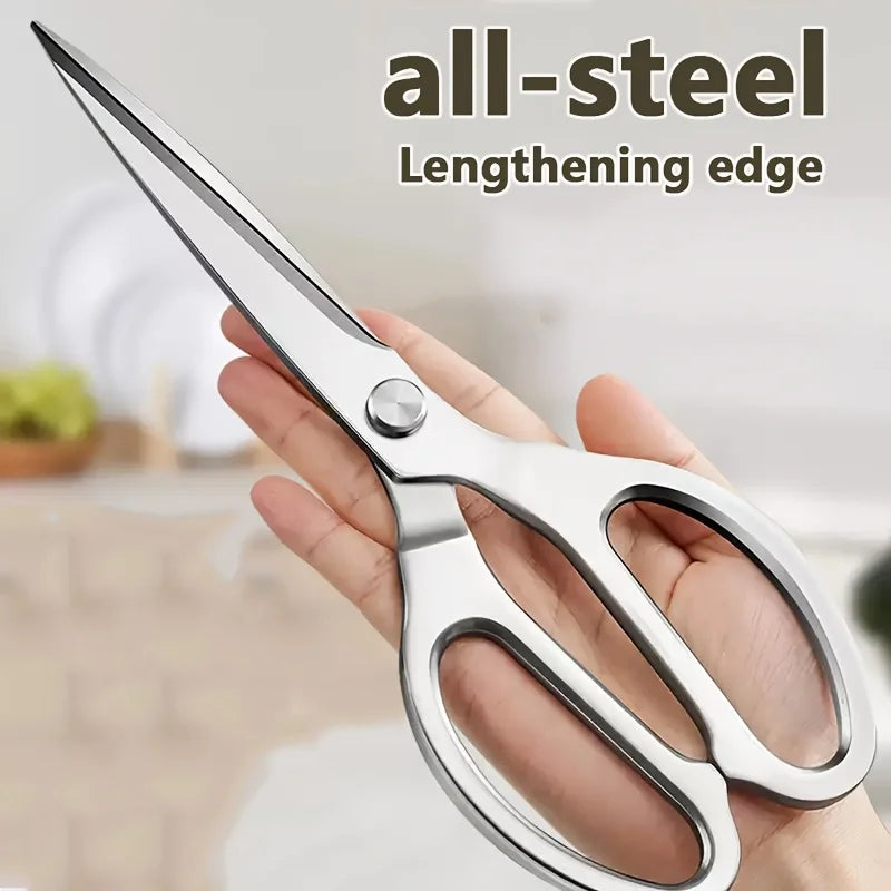 Stainless Steel Kitchen Scissors - Multipurpose Household Meat Poultry Cutting