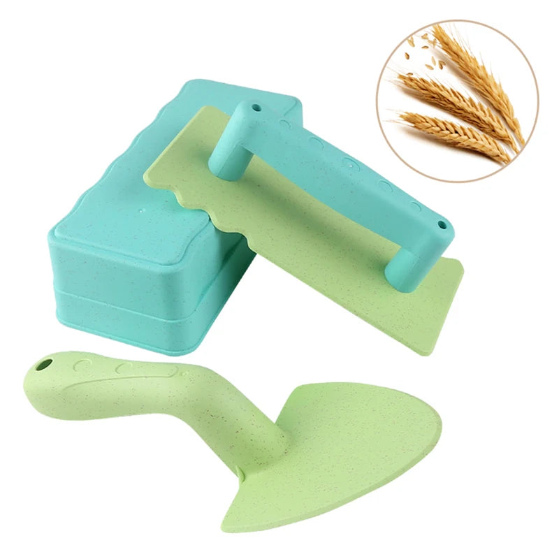 Sand Castle Mold Set for Kids - 3-Piece Beach & Snow Play Toy Gift