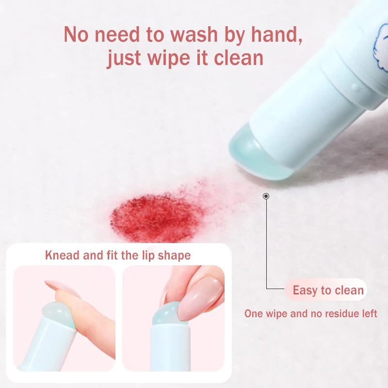 Mini Silicone Lip Brush for Lipstick Application & Coloring - Easy to Clean
