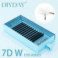7D 8D W Shape Eyelash Extension Fans - Natural Soft False Lash Extensions