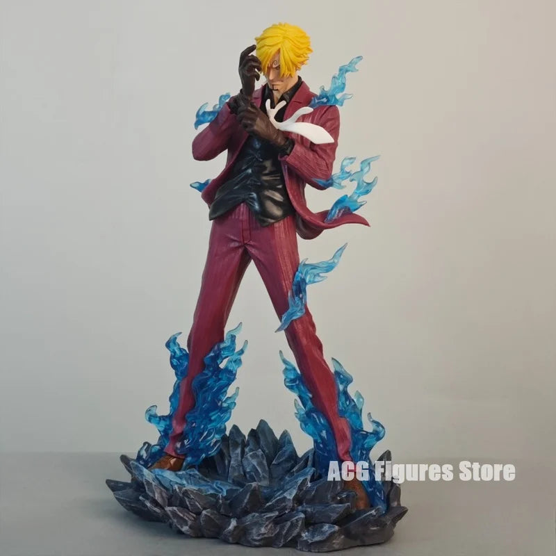 Anime ONE PIECE Sanji PVC Action Figure 25cm Collectible Desktop Statue