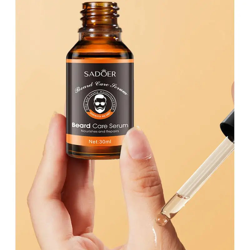 2pcs Organic Beard Care Oil for Men - Nourishing, Softening & Strengthening
