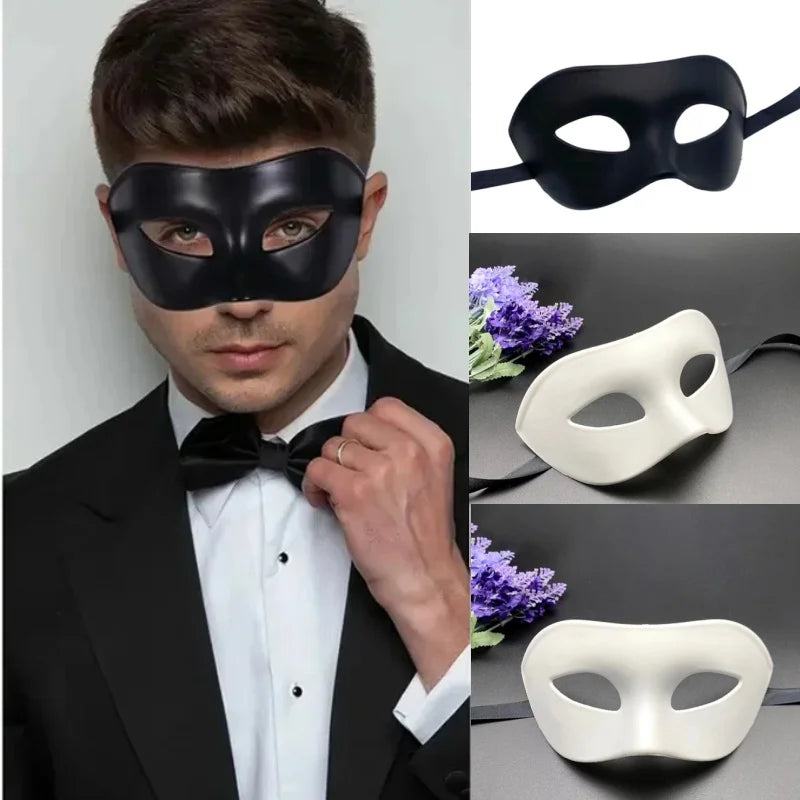 Unisex Venetian Masquerade Masks for Parties Halloween & Cosplay - Half Face Costume Masks