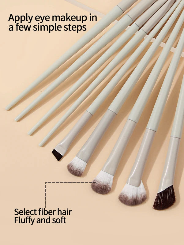 Professional Eye Makeup Brush Set with Eyeliner, Nose Shadow & Smudge Brushes