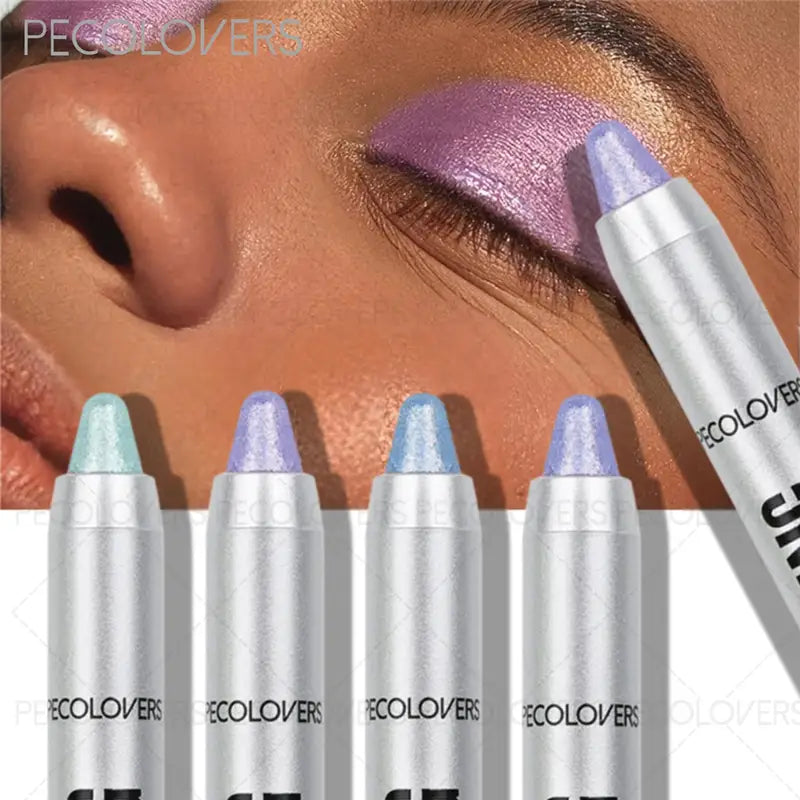 Double-Ended Eyeshadow & Highlighter Pencil - Long-lasting Waterproof Makeup Stick