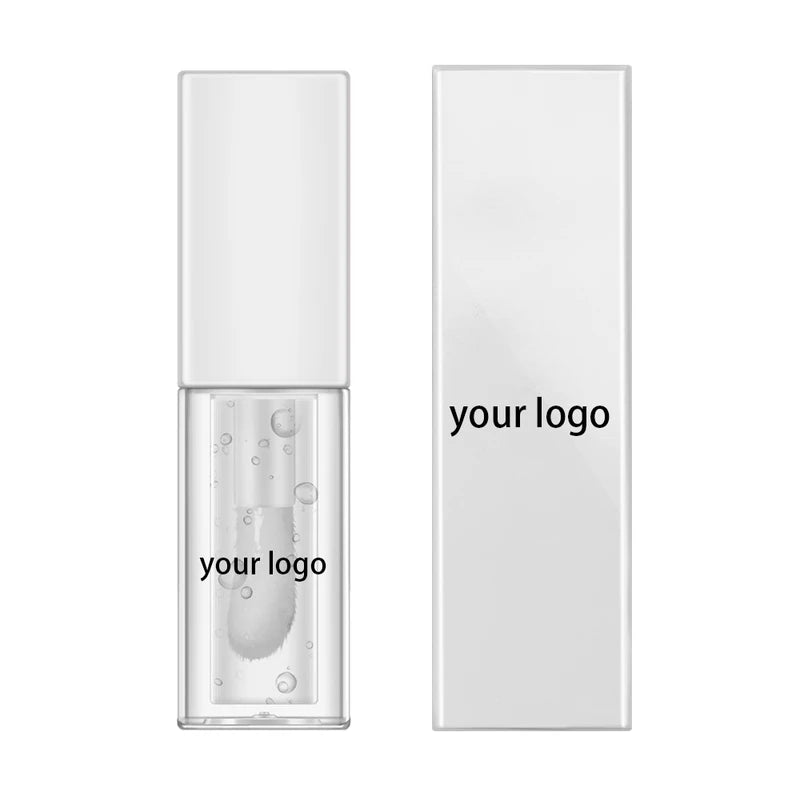 Private Label Clear Lip Gloss with Custom Logo, Long-Lasting & Moisturizing