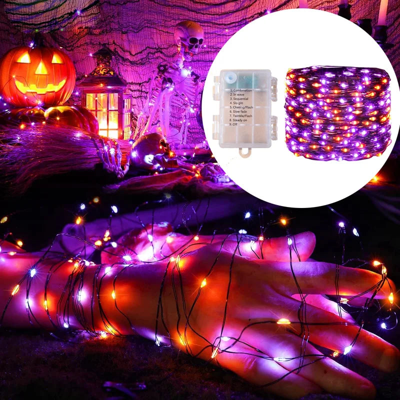 Outdoor LED String Fairy Lights 5M-20M Battery & USB Powered for Halloween Christmas Garden Party