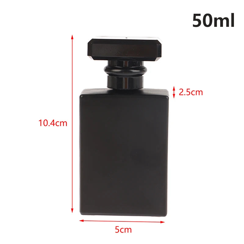 Portable Glass Perfume Spray Bottle 30/50ml Elegant Refillable Water Mist