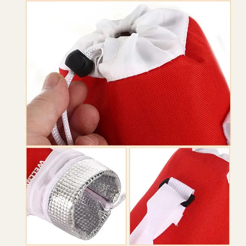 Insulated Waterproof Bottle Cooler Bag with Thermal Protection for Outdoor Travel