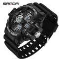 Digital Military Sports Watch for Men Waterproof Shock-Resistant Electronic Wristwatch