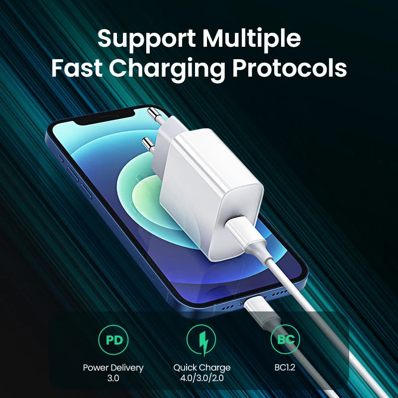 35W USB-C Fast Charger for iPhone, Samsung, Xiaomi, Huawei - Quick Power Adapter