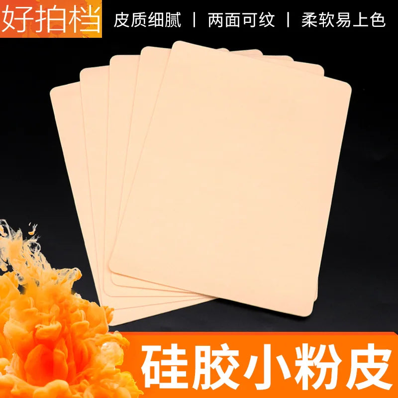 Double-Sided Tattoo Practice Skin Silicone Fake Skin for Tattoo Training