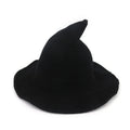 Vintage Halloween Witch Hat Woolen Long Point Hat for Women Party Cosplay