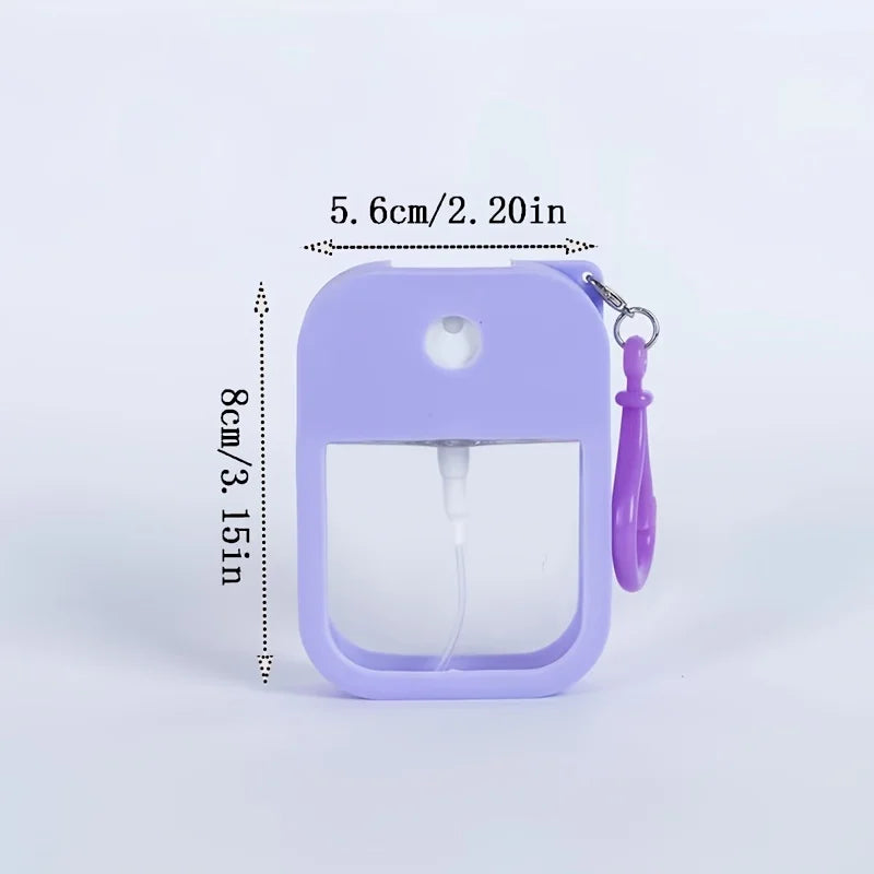 Mini 38ml Scented Hand Sanitizer Spray with Keychain - Travel Water Bottle