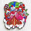 Space Themed Clown Enamel Pin - Sci-Fi Horror Badge Jewelry Accessory