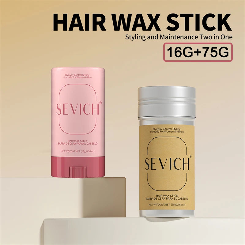 Hair Wax Stick for Wigs Anti-Frizz Control Styling Pomade Long-Lasting