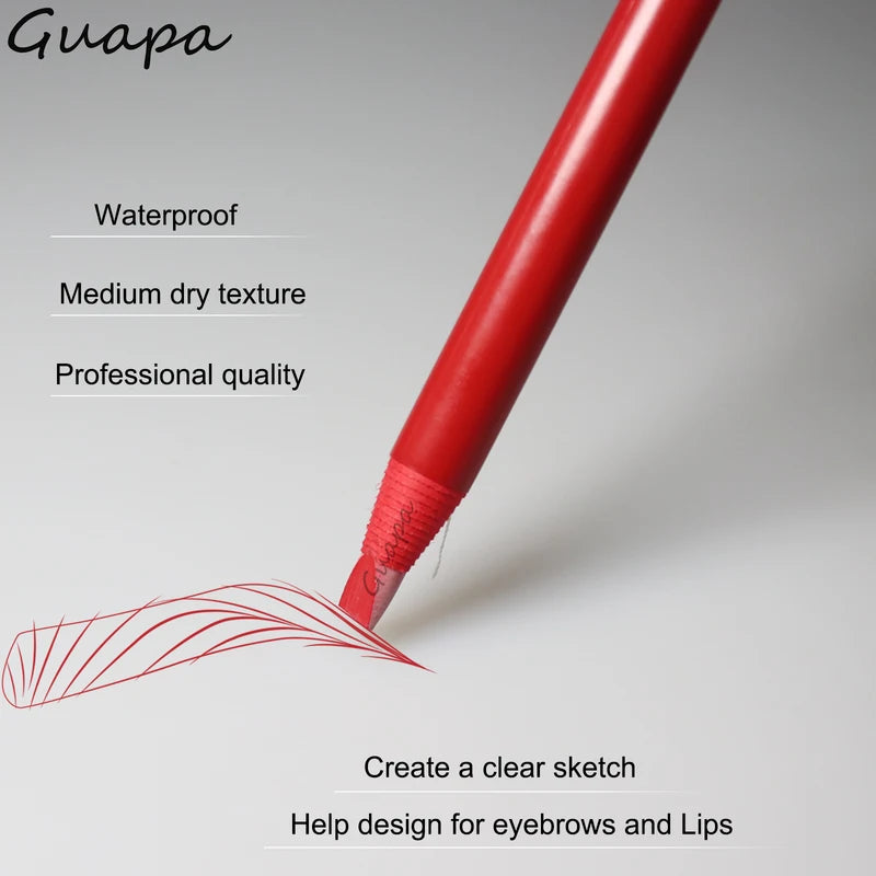 Microblading Supplies Brow Lip Pencil Set for Mapping, Filling & Outlining - Waterproof Permanent Makeup Kit