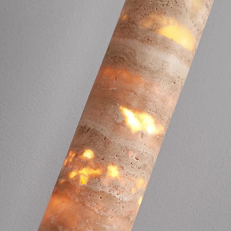 Marble LED Pendant Light Fixture for Kitchen & Restaurant - Luxury Strip Chandelier