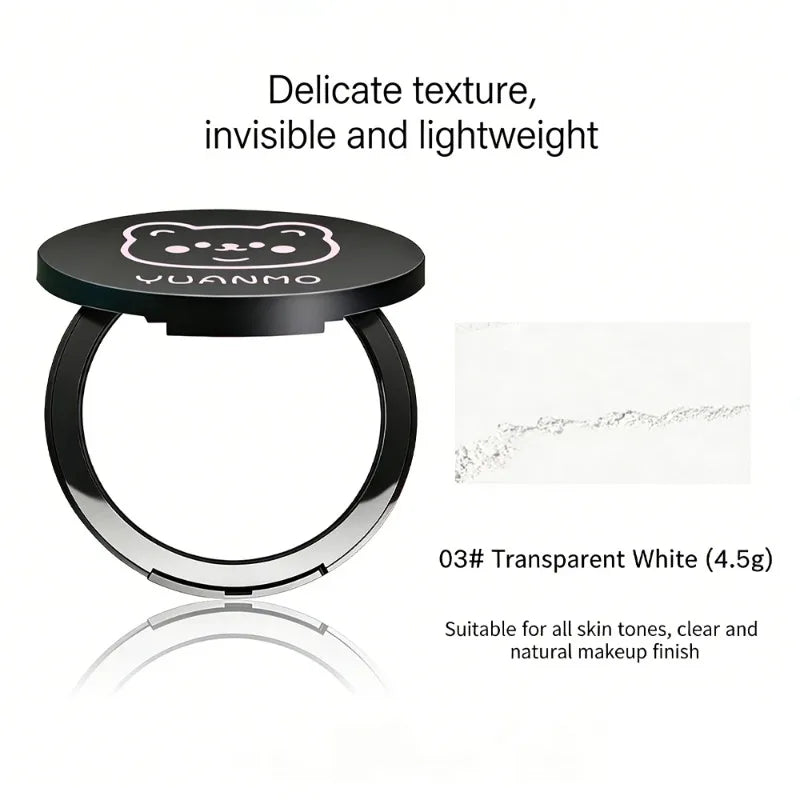 Matte Translucent Setting Powder Oil Control Compact Face Foundation