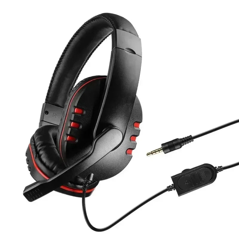 Wired Gaming Headset with Microphone for PS4 PC - Immersive Stereo Audio