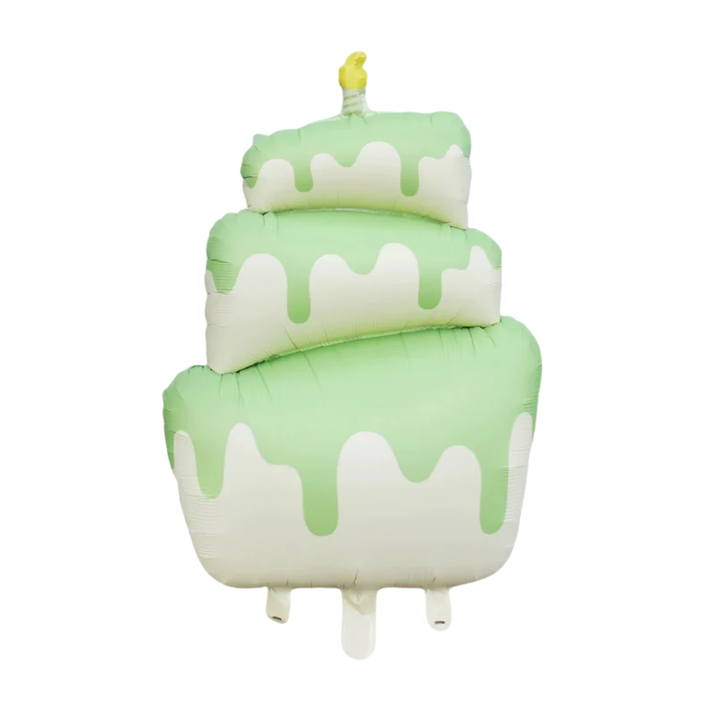 Large Birthday Cake Foil Balloons Cartoon Bear Kids Party Decorations Set
