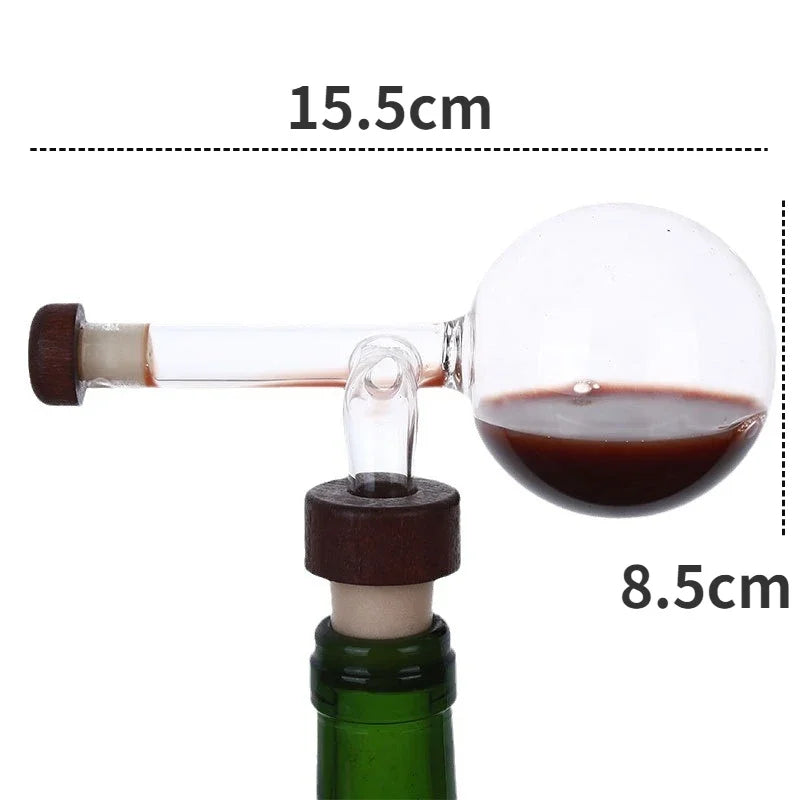 Wine Aerator Pourer Set - Quick Decanter for Red & Glass Wine Bottles