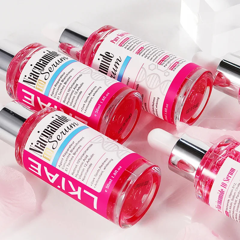 Nicotinamide Whitening Serum with Hyaluronic Acid for Face & Body - Anti-Aging, Brightening, Hydrating, Freckles & Spot Reduction