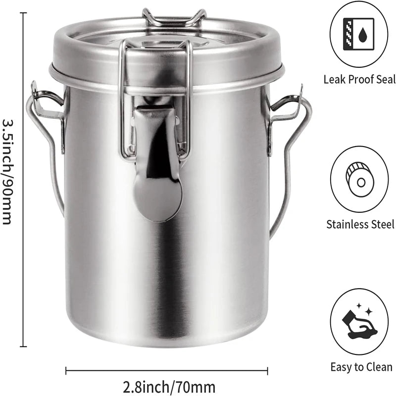 Paint Brush Washer with Wringer - Airtight Stainless Steel Cleaner for Oil & Acrylic Painting