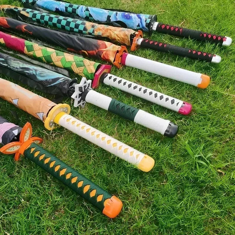 Demon Slayer Kimetsu No Yaiba Umbrella Katana - Anime Sword Design, Real Size