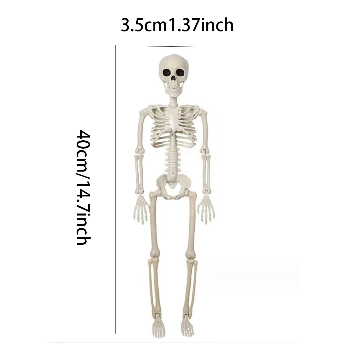 Halloween Skeleton Decoration Sculpture for Indoor Outdoor Spooky Home Garden Decor