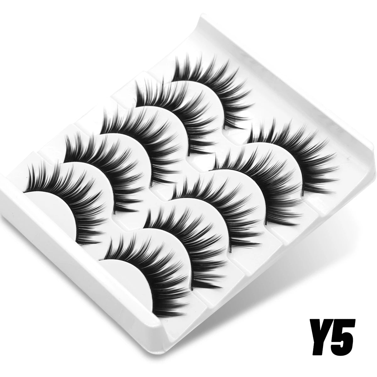 Half Lashes False Eyelashes 5/7/10 Pairs Natural Fluffy DIY Makeup Extension