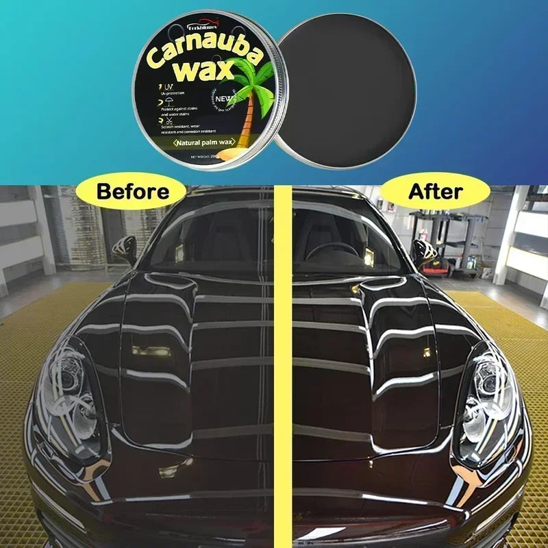 Car Wax Paste High Gloss Shine Hydrophobic Coating for Auto Paint Care
