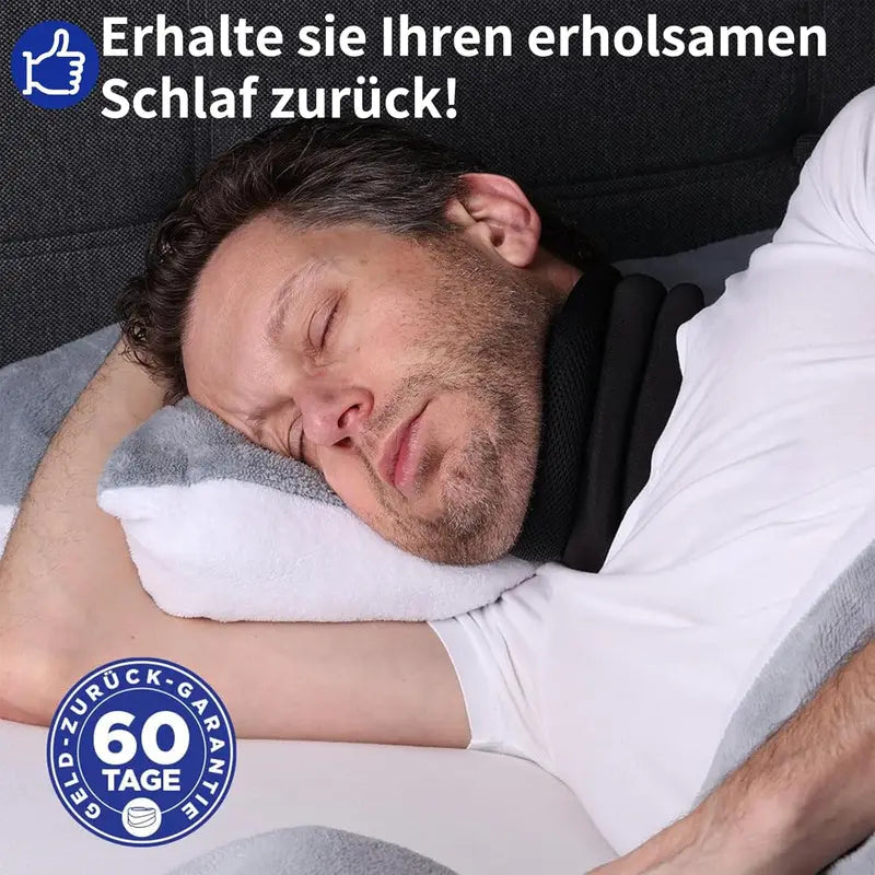 Anti-Snoring Neck Brace with Foam Support for Neck Pain & Shoulder Relaxation