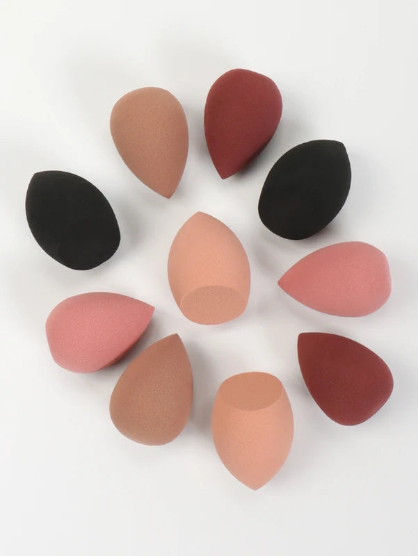 Mini Makeup Sponge Set - Colorful Cosmetic Blenders for Foundation & Concealer