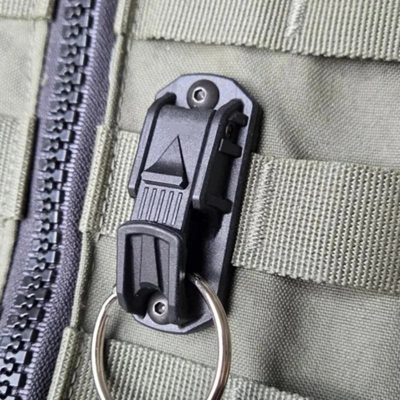 Plastic Tactical Key Ring Clip for Camping Hiking Outdoor Gear