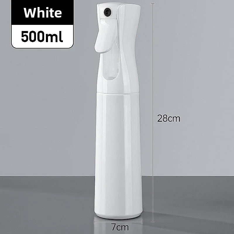 High Pressure Refillable Hair Spray Bottle with Continuous Mist for Salon & Hair Styling