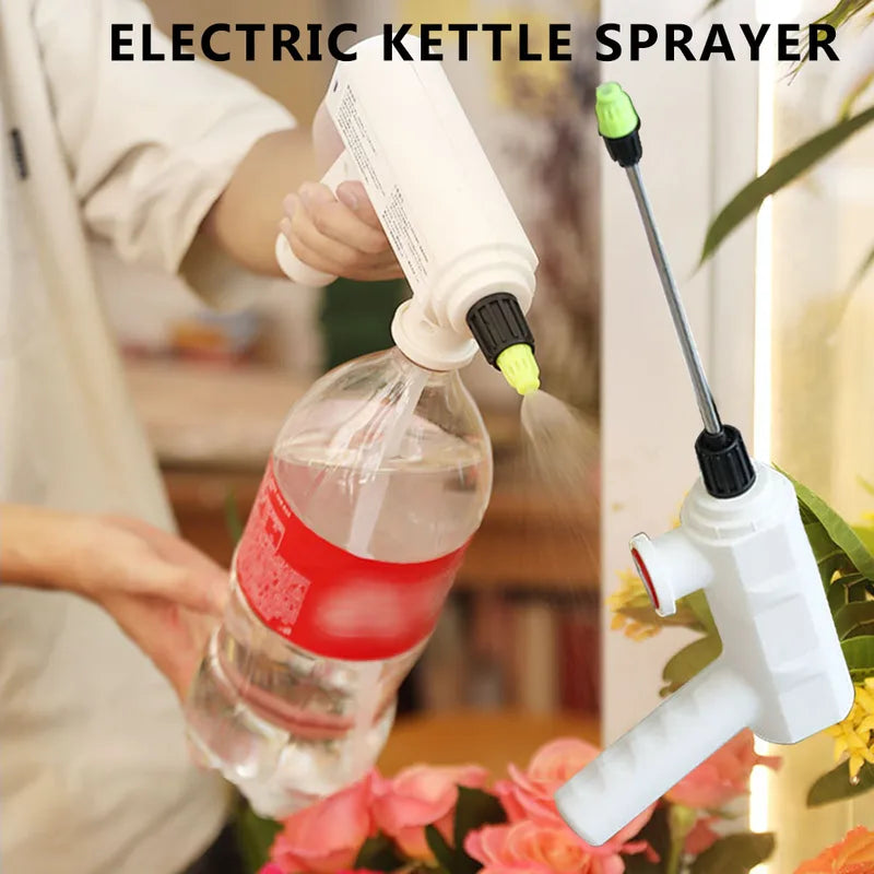 Electric Plant Spray Bottle Watering Can with Adjustable Fogger USB Rechargeable Garden Tool