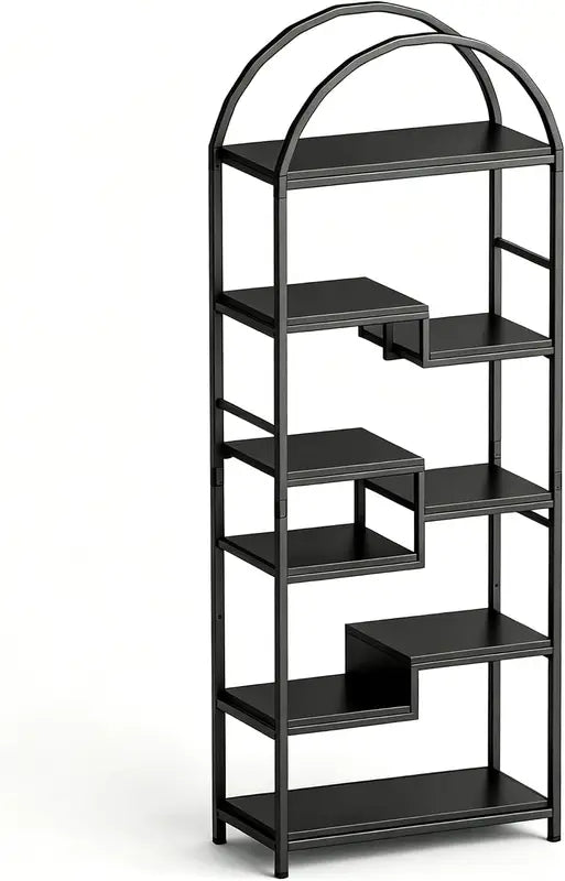 Multi-Function 3-in-1 Bookcase with Shoe Storage & Coat Rack - Entryway Organizer