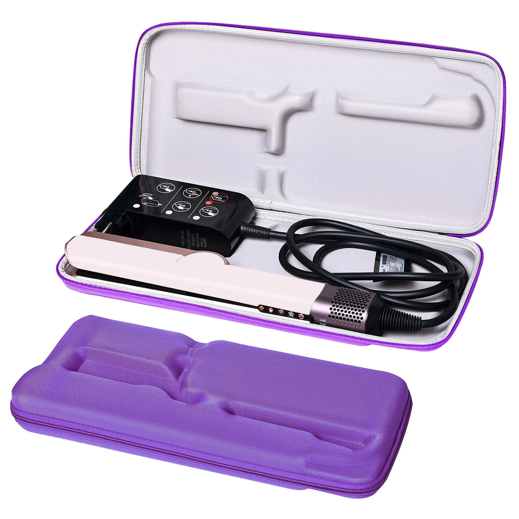 Hard Shell Travel Storage Bag for Hair Straightener, Compact & Protective