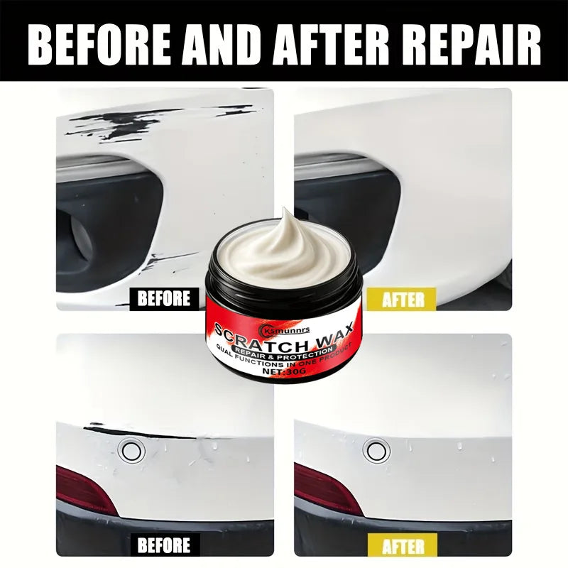 Multi-Functional Car Scratch Remover Wax and Vehicle Polish - Restores Shine