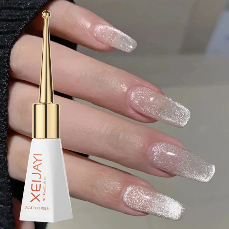 Magnetic Cat Eye Nail Powder - Chili Peppers Metallic Nail Art Glitter 10ml