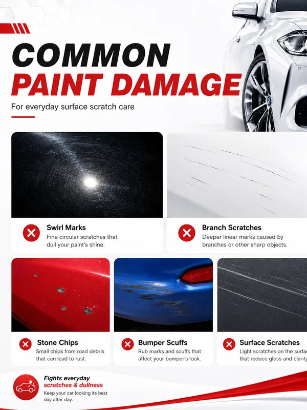 Car Scratch Remover Paint Repair Wax for All Colors Brightening Coating